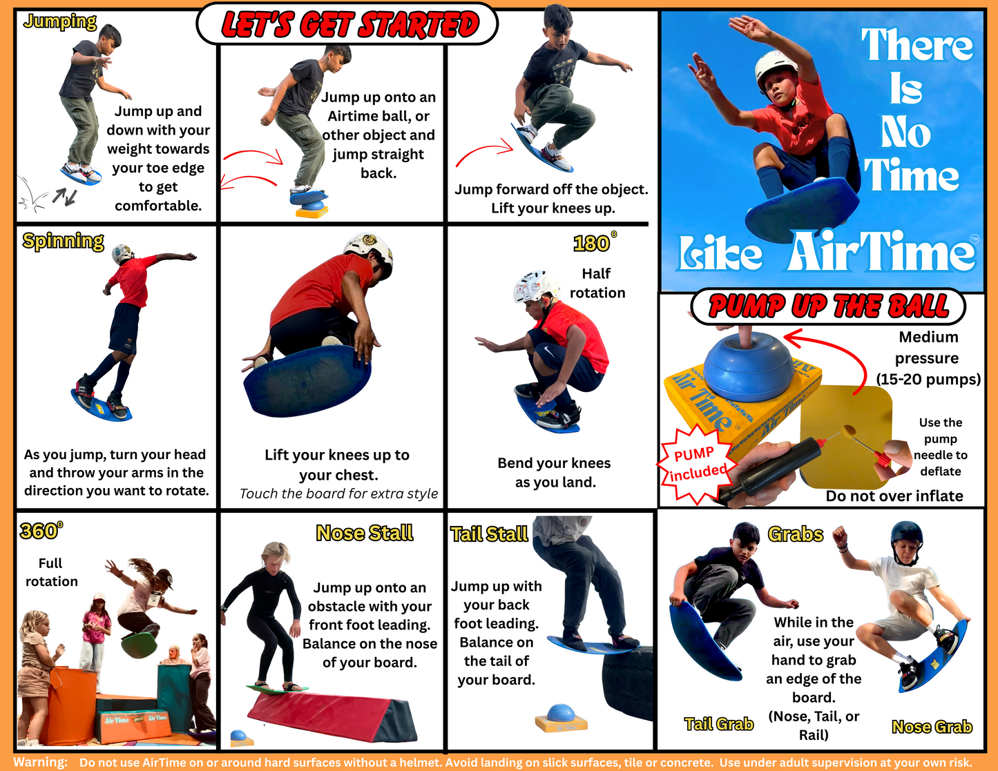 Add Airtime Ball & Foots Straps