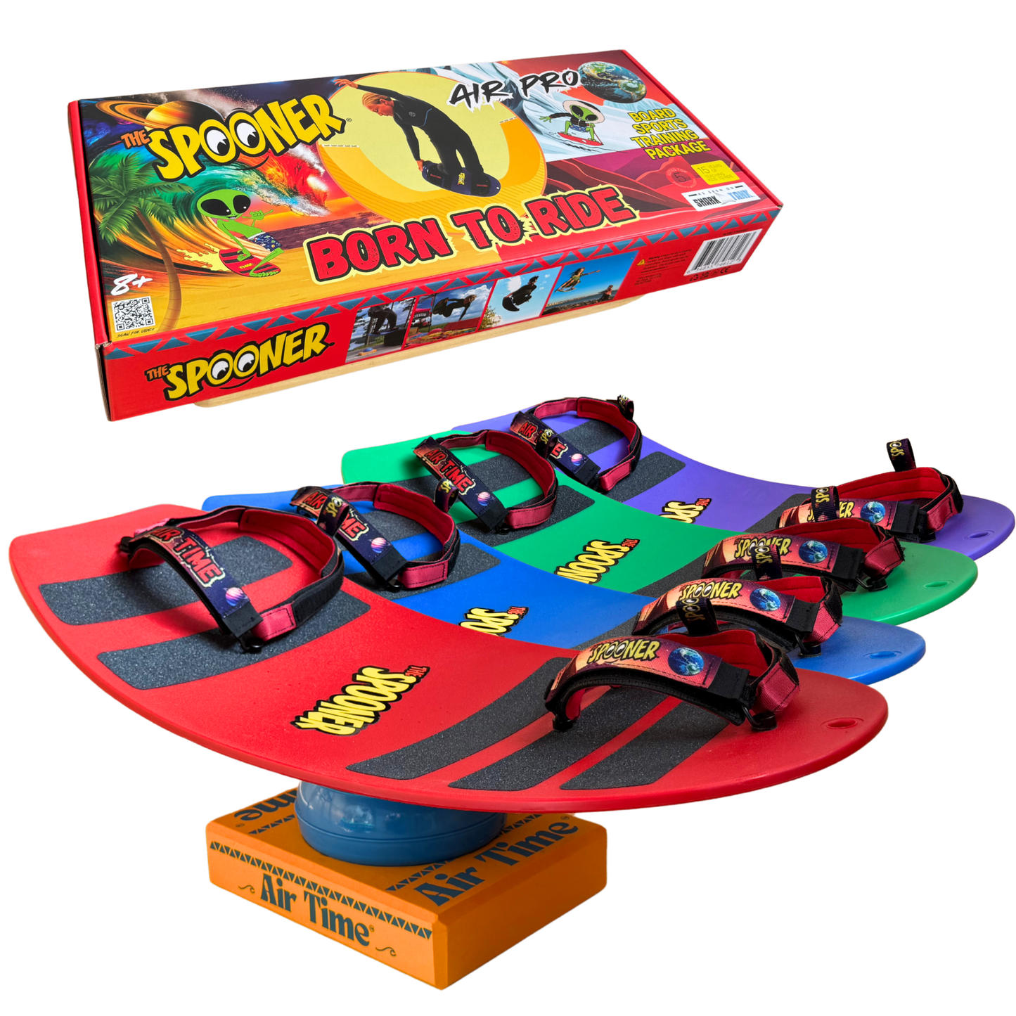 Spooner Pro “Born To Ride” Package with AirTime footstraps